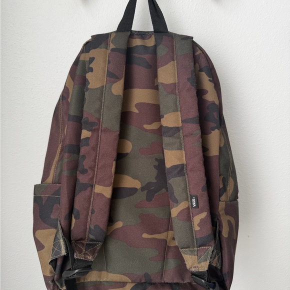 Vans Camo Backpack in Green and Brown - Picture 3 of 8